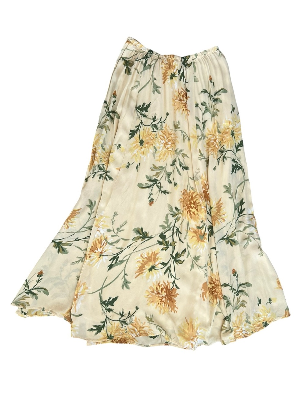 Reformation Women’s Lisette Top Gemma Maxi Skirt Honeyglow Floral Yellow Set 6 - Picture 11 of 15